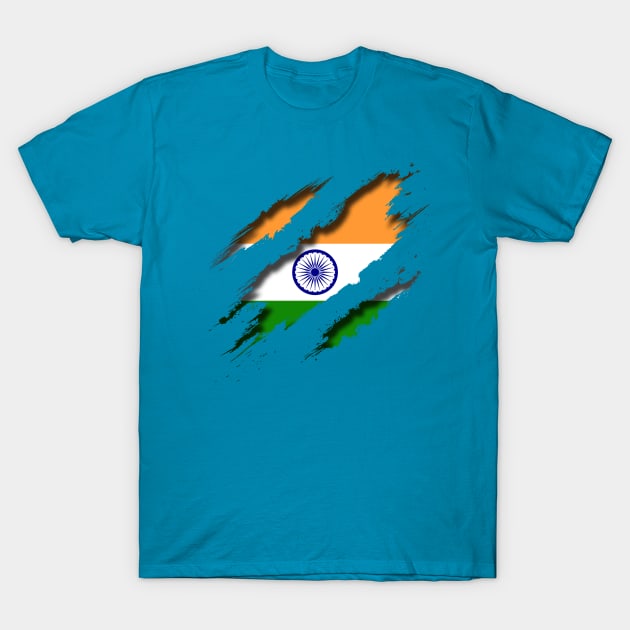 India Shredding T-Shirt by blackcheetah